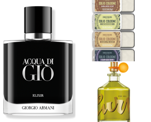 SEXY SCENTS FOR HIM cover photo collage