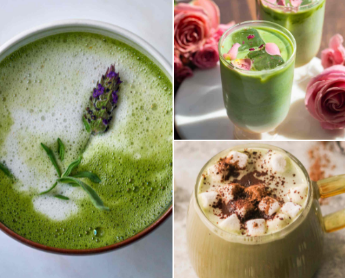 Beyond Vanilla: Creative Matcha Drinks for Every Mood 🍵💖 cover photo collage