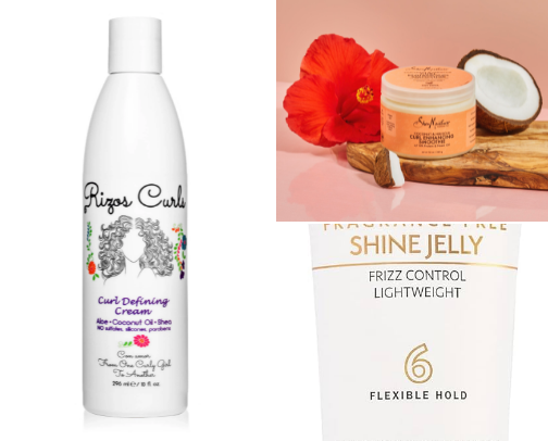 Curly hair favorites cover photo collage