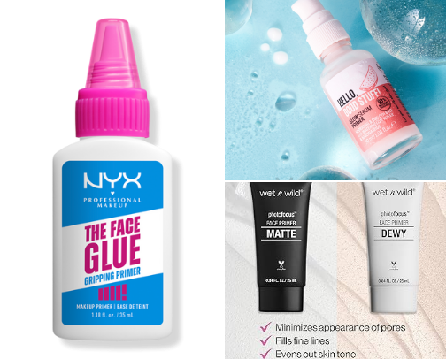 Under $10 Make-Up Products cover photo collage