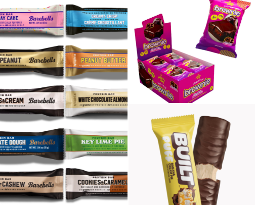 Protein Snacks cover photo collage