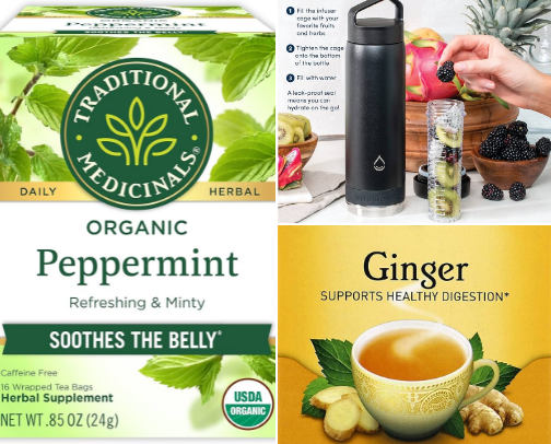 Things That Actually Help With Bloating & Water Retention cover photo collage