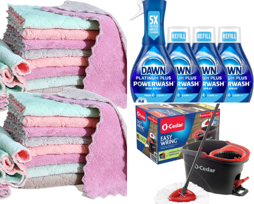 Favorite Cleaning Products cover photo collage