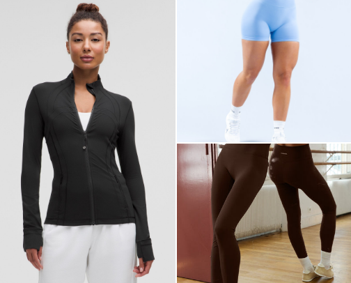 best workout clothes for the girlies!! cover photo collage