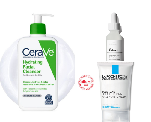 Skincare Essentials for a Simple Everyday Routine cover photo collage