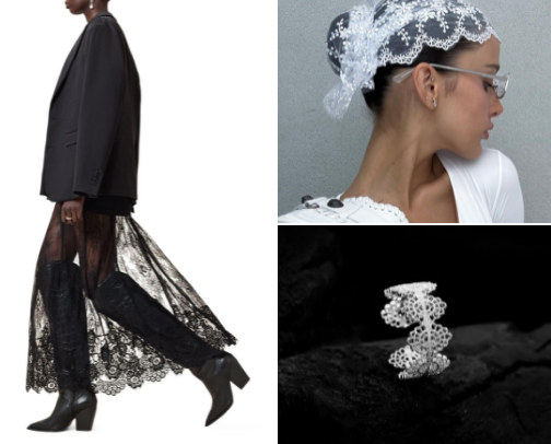 The Lacecore Edit 2026 | Romantic Lace Fashion, Accessories & Styling cover photo collage
