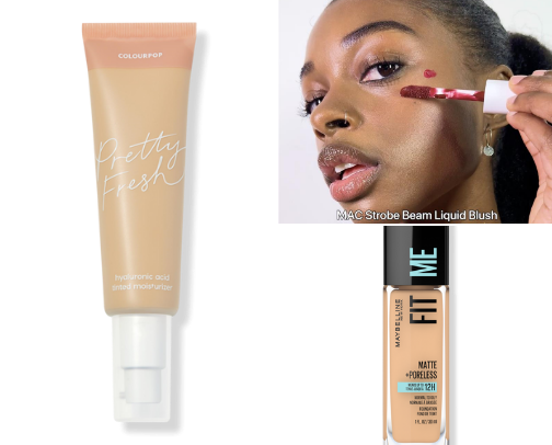 IT girl makeup cover photo collage