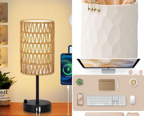 Home office must haves cover photo collage