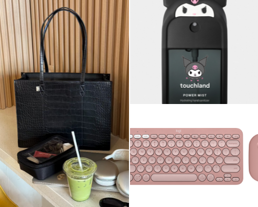 The "Corporate Clean Girl" Workbag & Office Essentials cover photo collage