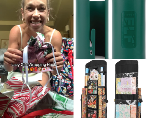 holiday gift wrapping hacks 🎁 cover photo collage