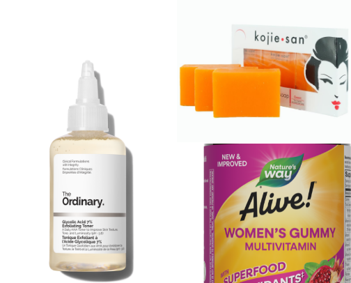 My favorite beauty and health recs cover photo collage