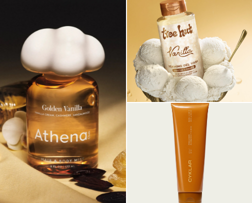 My ultimate vanilla shower routine 🍦🍨✨ cover photo collage