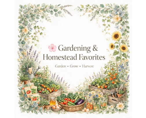 🌸 Gardening & Homestead Favorites cover photo collage