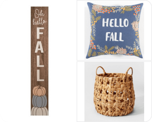 Awe of Autumn: Fall Home Décor Inspirations cover photo collage