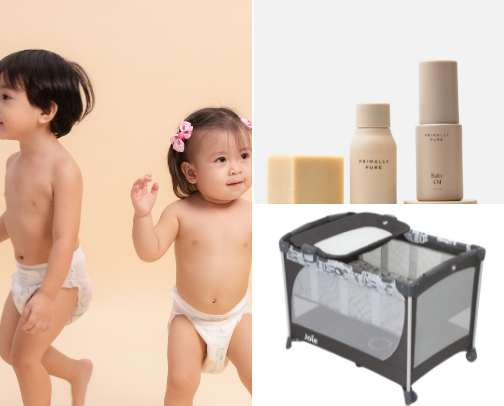 Baby products recommendations cover photo collage
