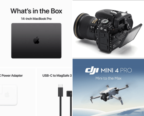 Tech Must Haves! cover photo collage