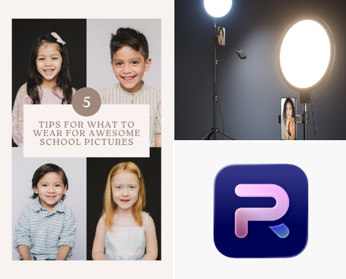 What I Use to Take Our Own School Pics 🏫📸 cover photo collage