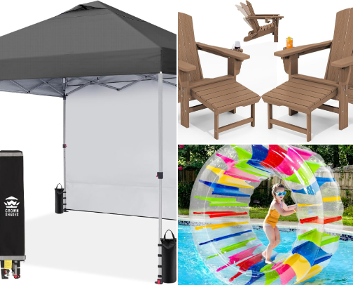 Outdoor living cover photo collage