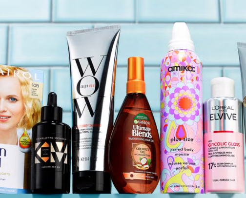 Hair products for low porosity cover photo collage