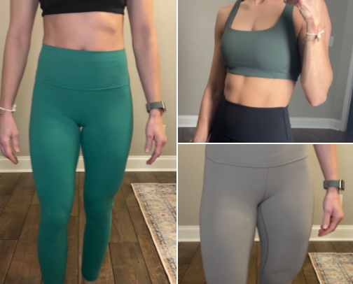 Workout gear you’ll find in my closet cover photo collage