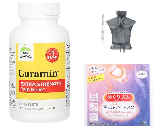 Tried and true items for those who suffer from chronic pain or migraines cover photo collage