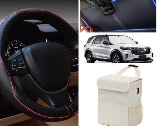 Car must haves cover photo collage