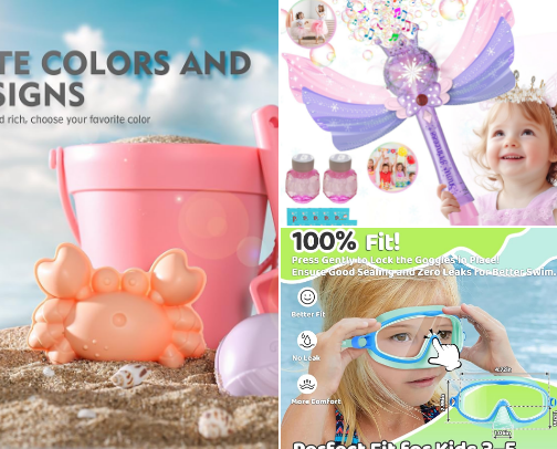 TODDLER SUMMER FUN cover photo collage