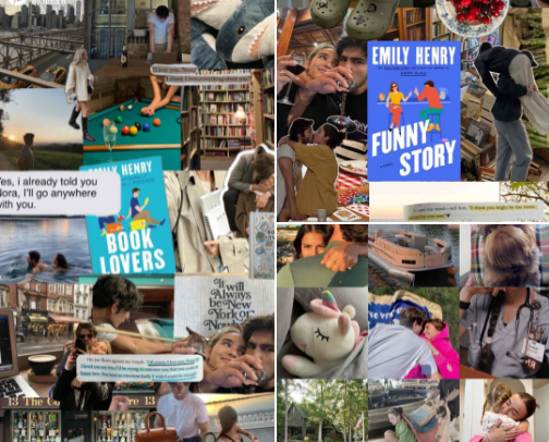 Some books to relax with on a rainy evening cover photo collage