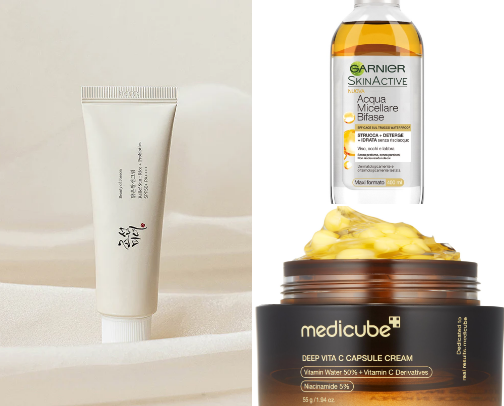 Skin care cover photo collage