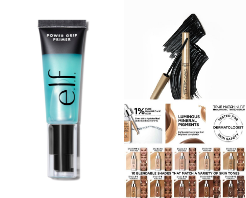 holy grail makeup/beauty products cover photo collage