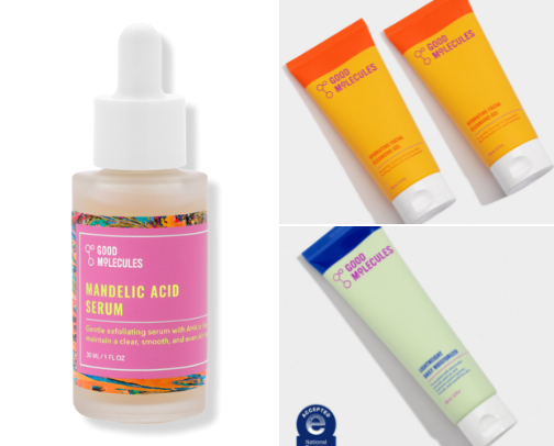 Cystic Acne Prone Skincare cover photo collage