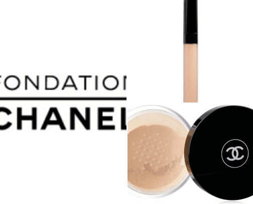 Chanel makeup cover photo collage