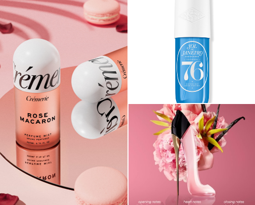 Perfume & Body Sprays cover photo collage