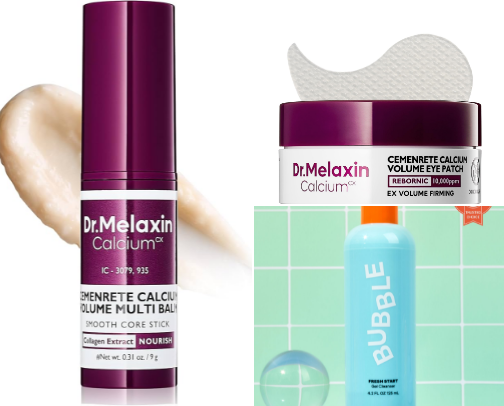 My go to skincare cover photo collage