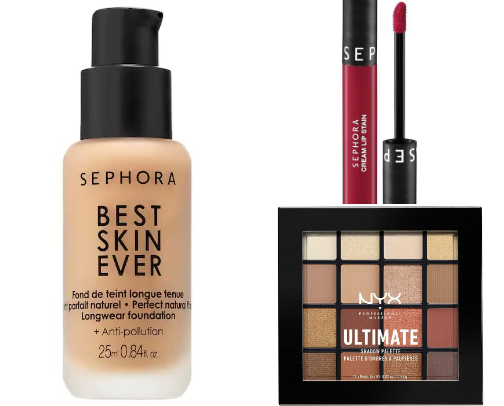 Make-up cover photo collage