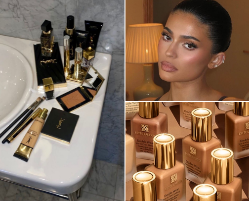 flawless base makeup routine ₊˚⊹♡ cover photo collage