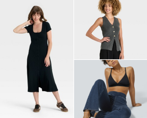 Current clothing finds cover photo collage