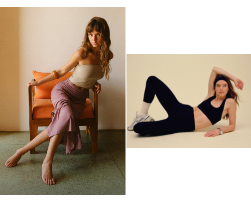 Natural Fibre Athleisure cover photo collage