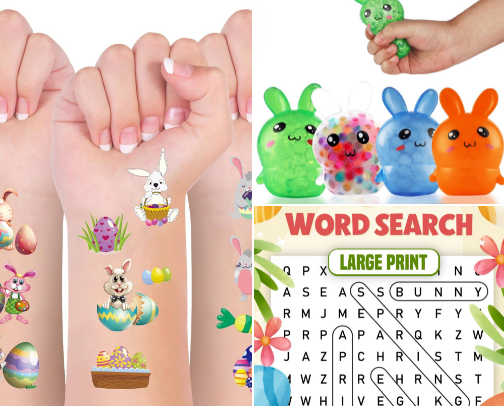 Fun Easter Basket Items for kids! cover photo collage