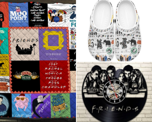 Friends Tv Show Merch cover photo collage
