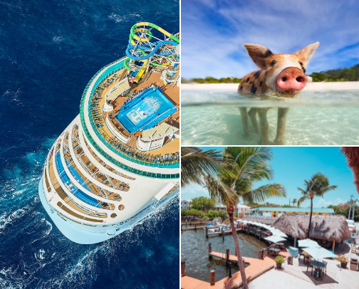 My 5 Night Caribbean Cruise + Miami and Florida Keys Trip Itinerary cover photo collage