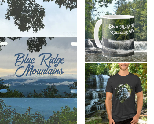 Blue Ridge Mountains North Carolina Photographic Memories cover photo collage