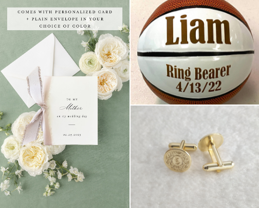 wedding party gifts cover photo collage