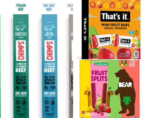 Grab and go snacks staples cover photo collage
