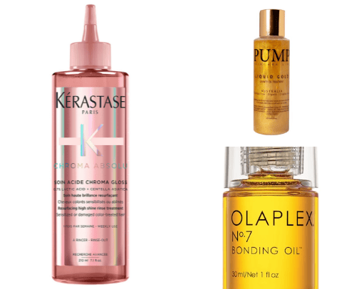 Hair care cover photo collage