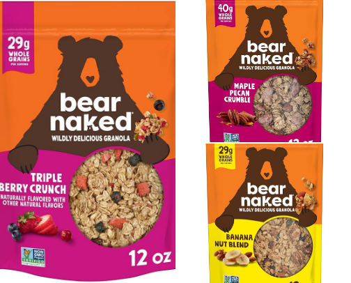 Do you like cereal? Try Bear Naked Granola instead! cover photo collage