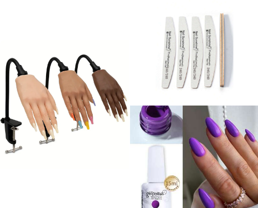 Absolute Beginner Nail Supplies cover photo collage