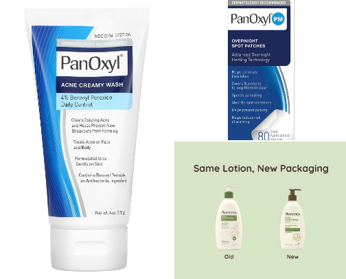 Essential Skincare Products cover photo collage