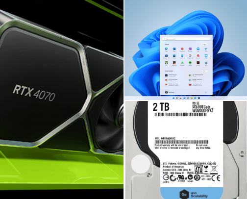 My Dream Custom PC Specs cover photo collage