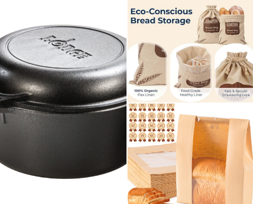 🍞 Sourdough Supplies I Swear By cover photo collage